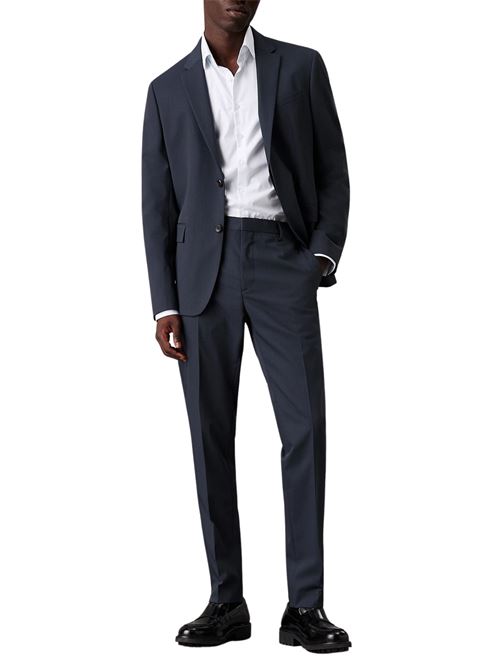 Balzer uomo blu navy in frescolana Calvin Klein | K10K114345DW4